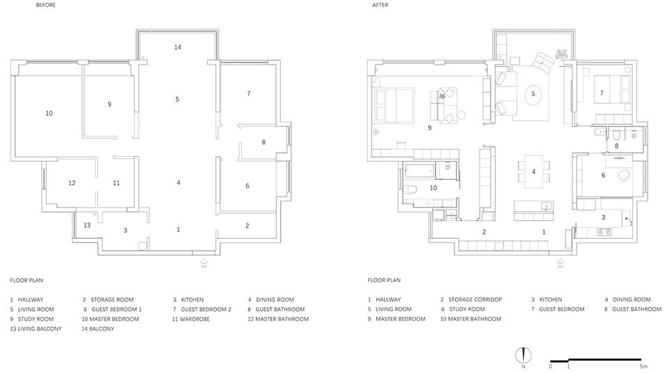 Transformation of private houses on LIU XIAN roads China by FUYUDI STUDIO