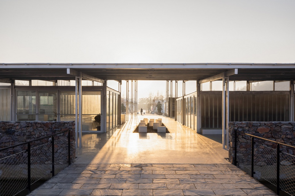 wufu longjing agricultural products exhibition center by describing architecture studio
