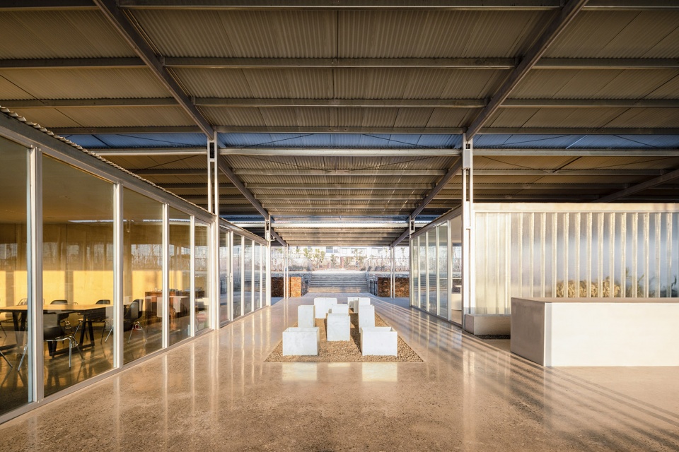 wufu longjing agricultural products exhibition center by describing architecture studio