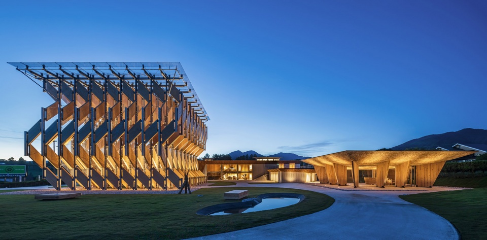 greenable hiruzen by kengo kuma and associates