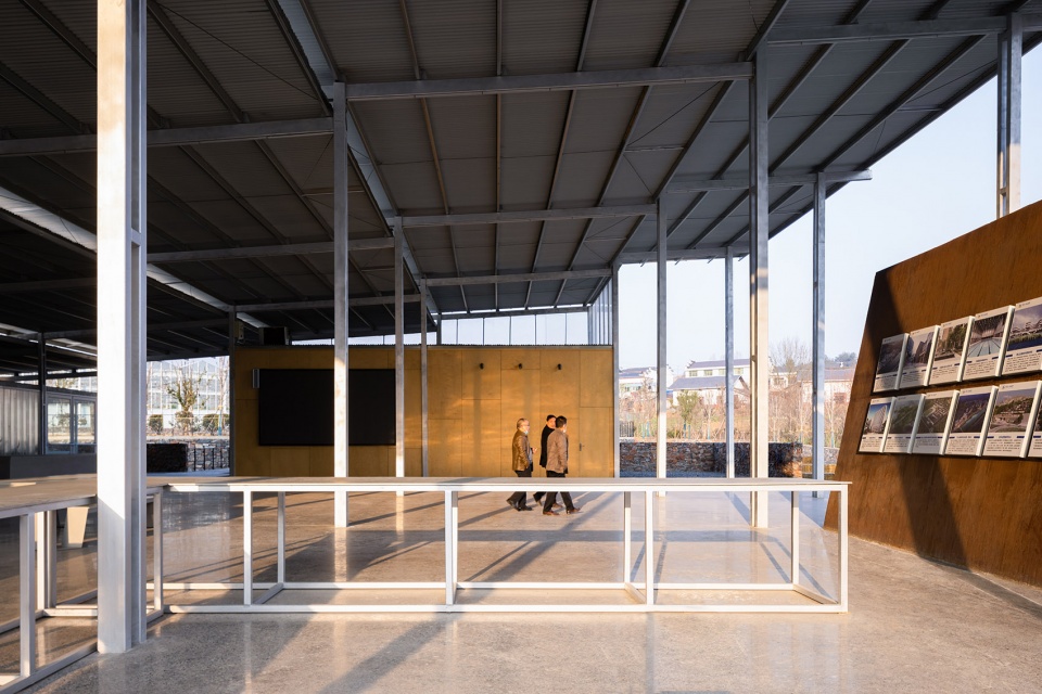 wufu longjing agricultural products exhibition center by describing architecture studio
