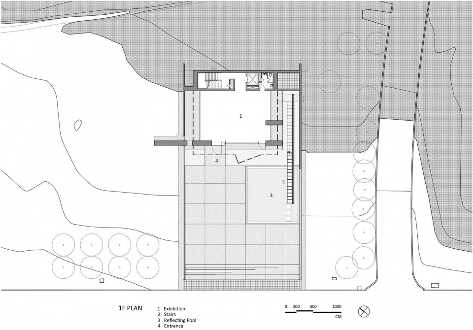 Han Pao Teh Memorial Museum 1F Plan ©KRIS YAO|ARTECH