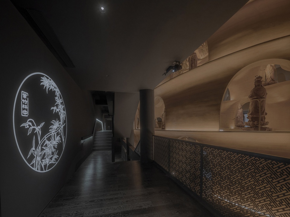 zushan ji xin monastery wood buddha statue museum by archstudio