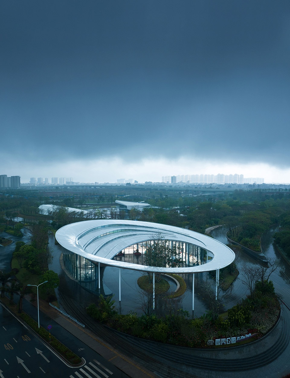 Haikou Xixiu Park Visitor Center China by MUDA Architects