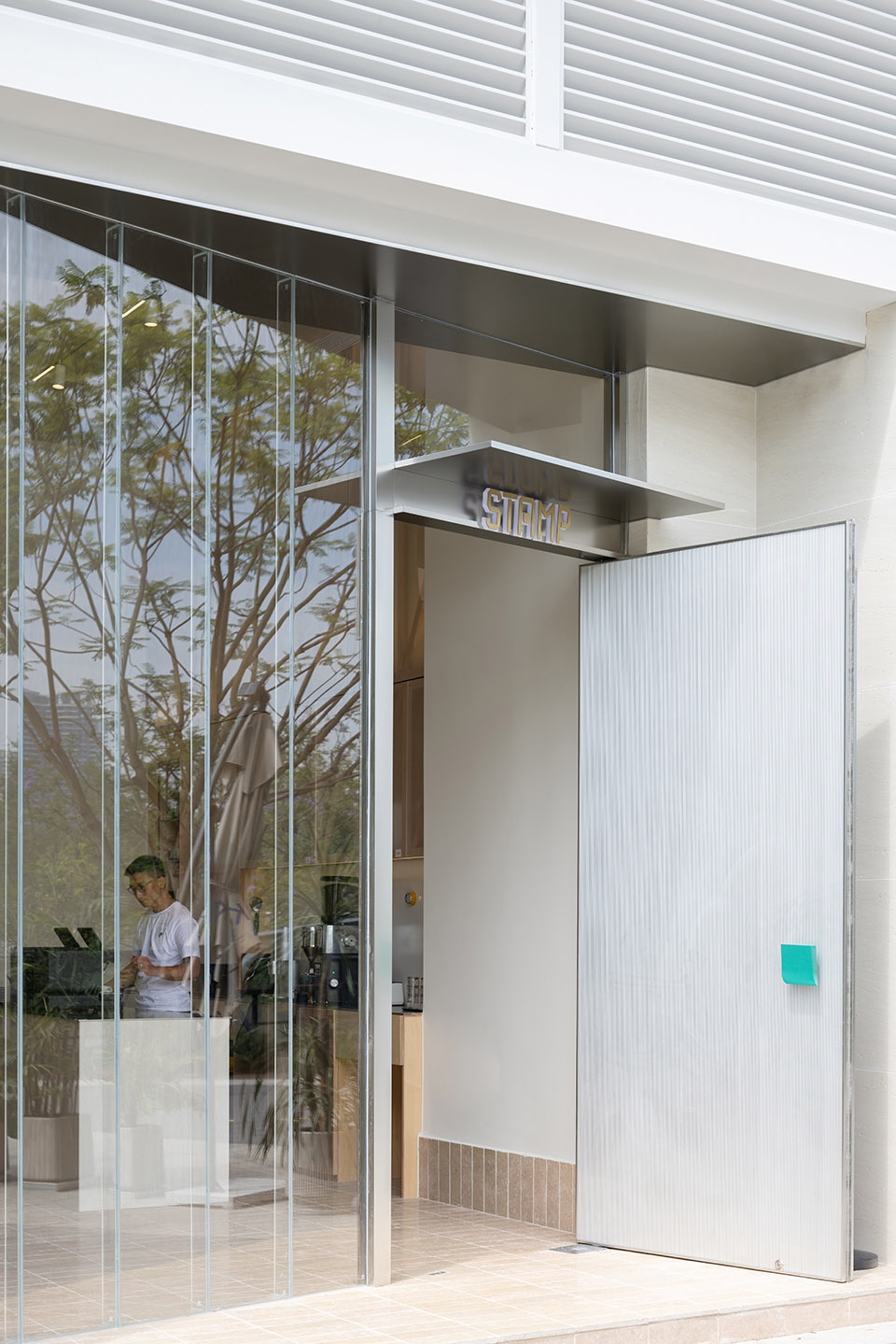 stamp cafe II china by wooom studio