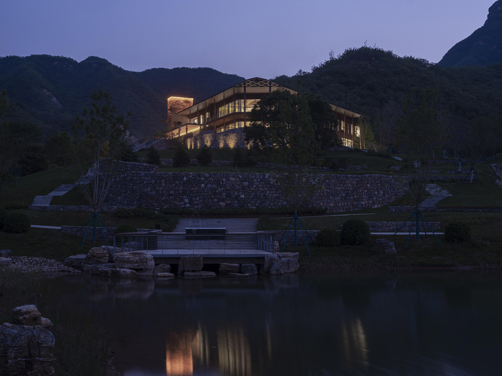 Shijiazhuang Ander Memorial Park Cloud Mirror by Archermit