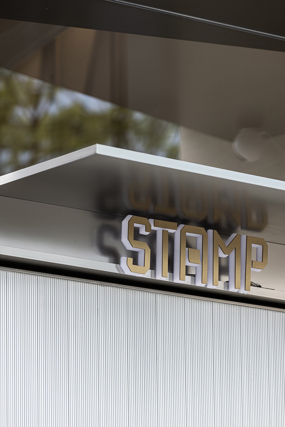 stamp cafe II china by wooom studio