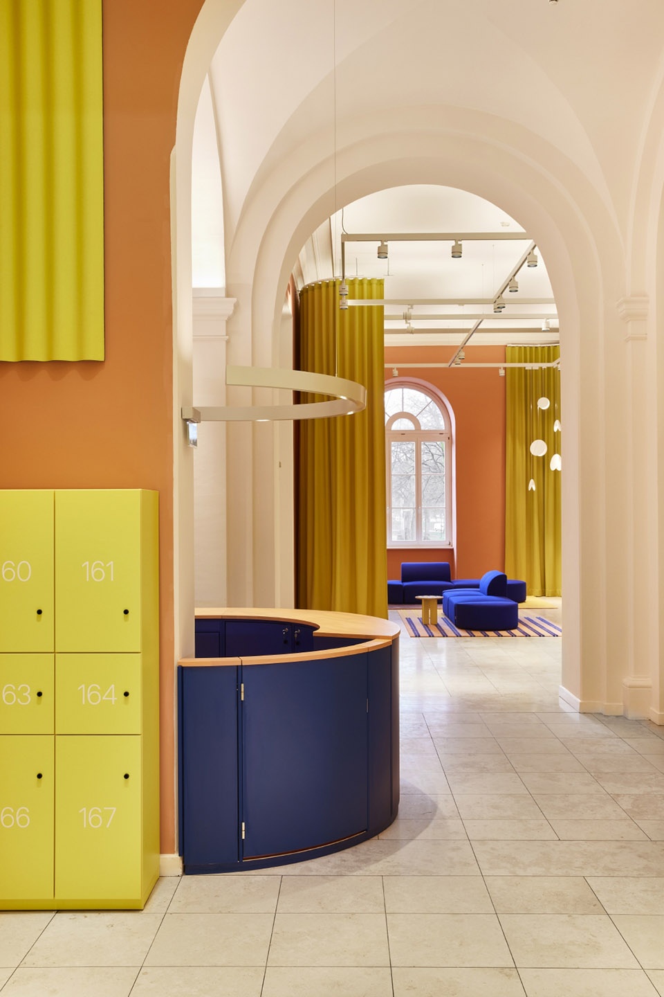 Visitor center at the museum MKG in Hamburg by Studio Besau Marguerre