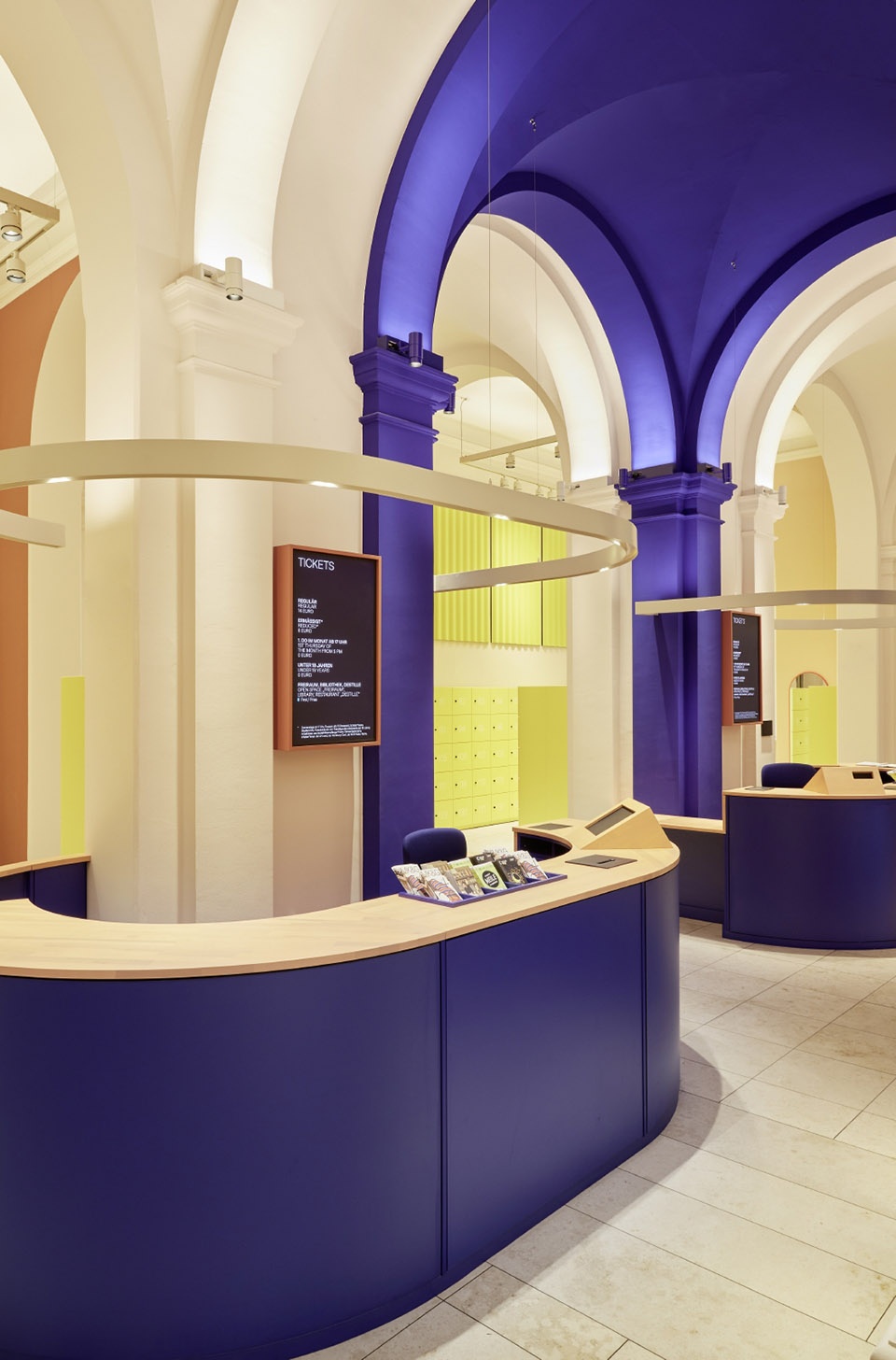 Visitor center at the museum MKG in Hamburg by Studio Besau Marguerre