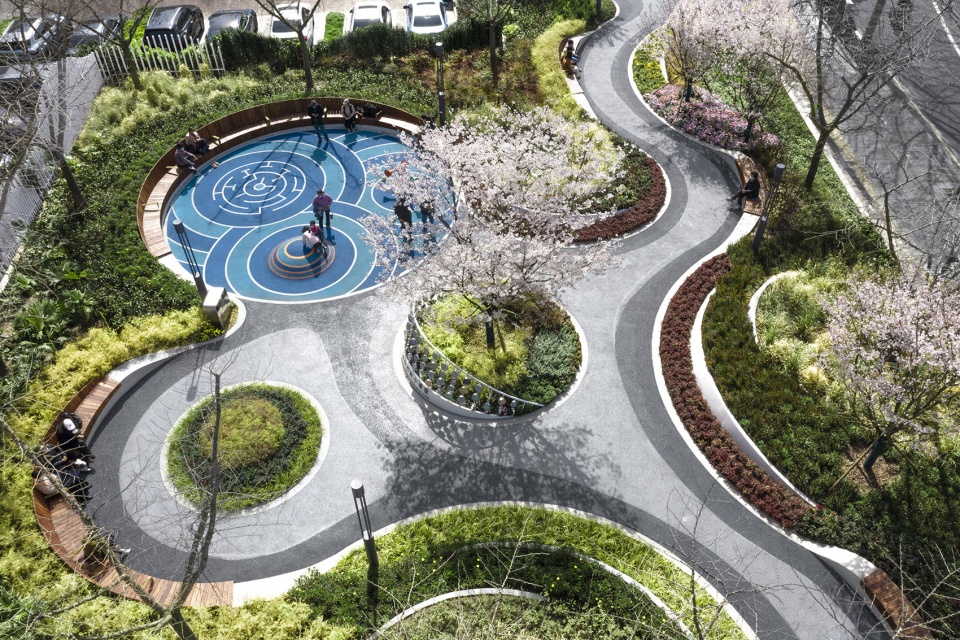 Shanghai Jingxin Pocket Park China by U Design Lab