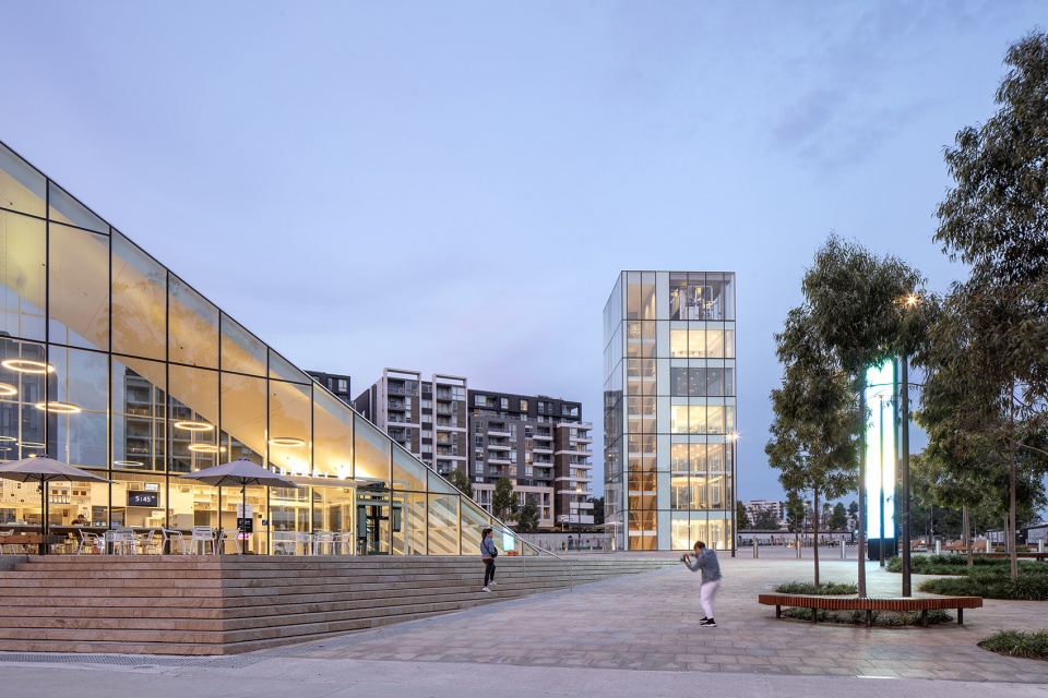 绿色图书馆广场 Hassell