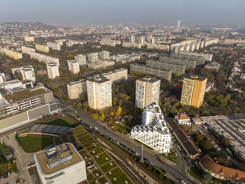 Trendo11 Terraced Residential Building in Budapest by LAB5 architects
