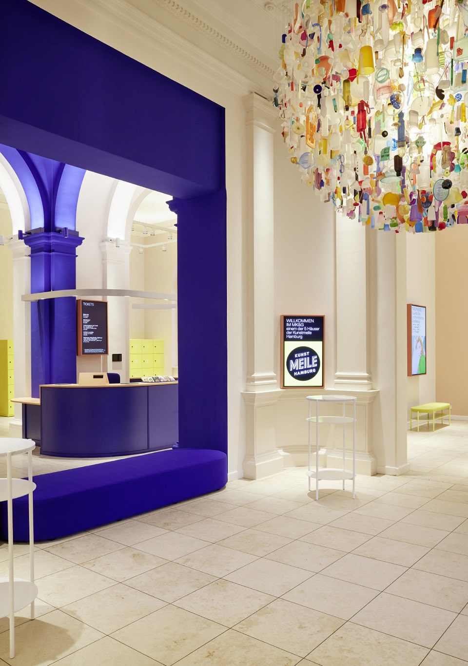 Visitor center at the museum MKG in Hamburg by Studio Besau Marguerre