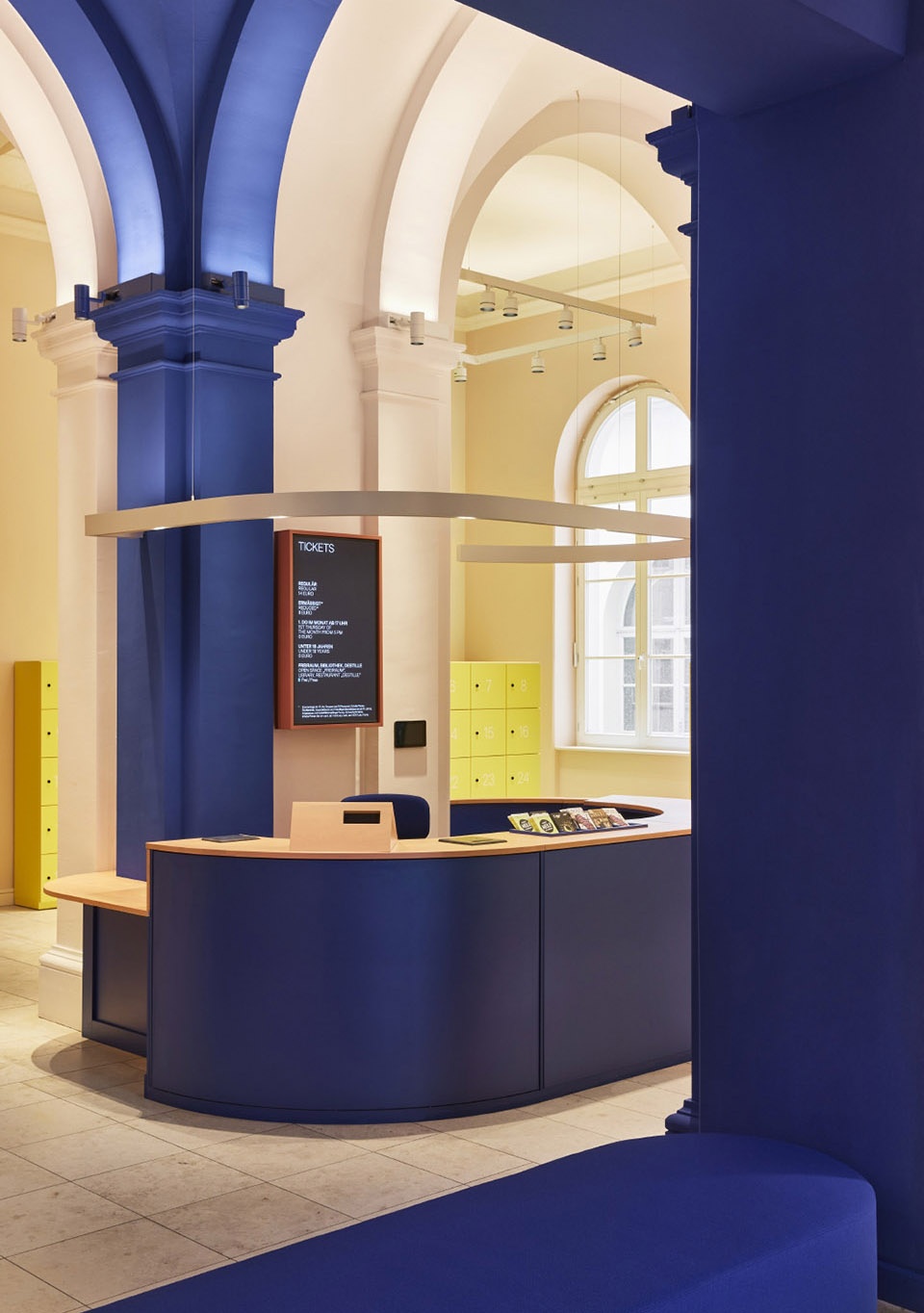 Visitor center at the museum MKG in Hamburg by Studio Besau Marguerre zec