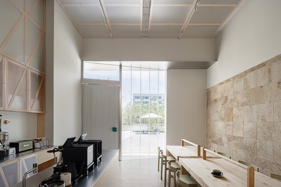 stamp cafe II china by wooom studio