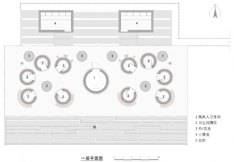 roll toilet by zaixing architectural desgin firm