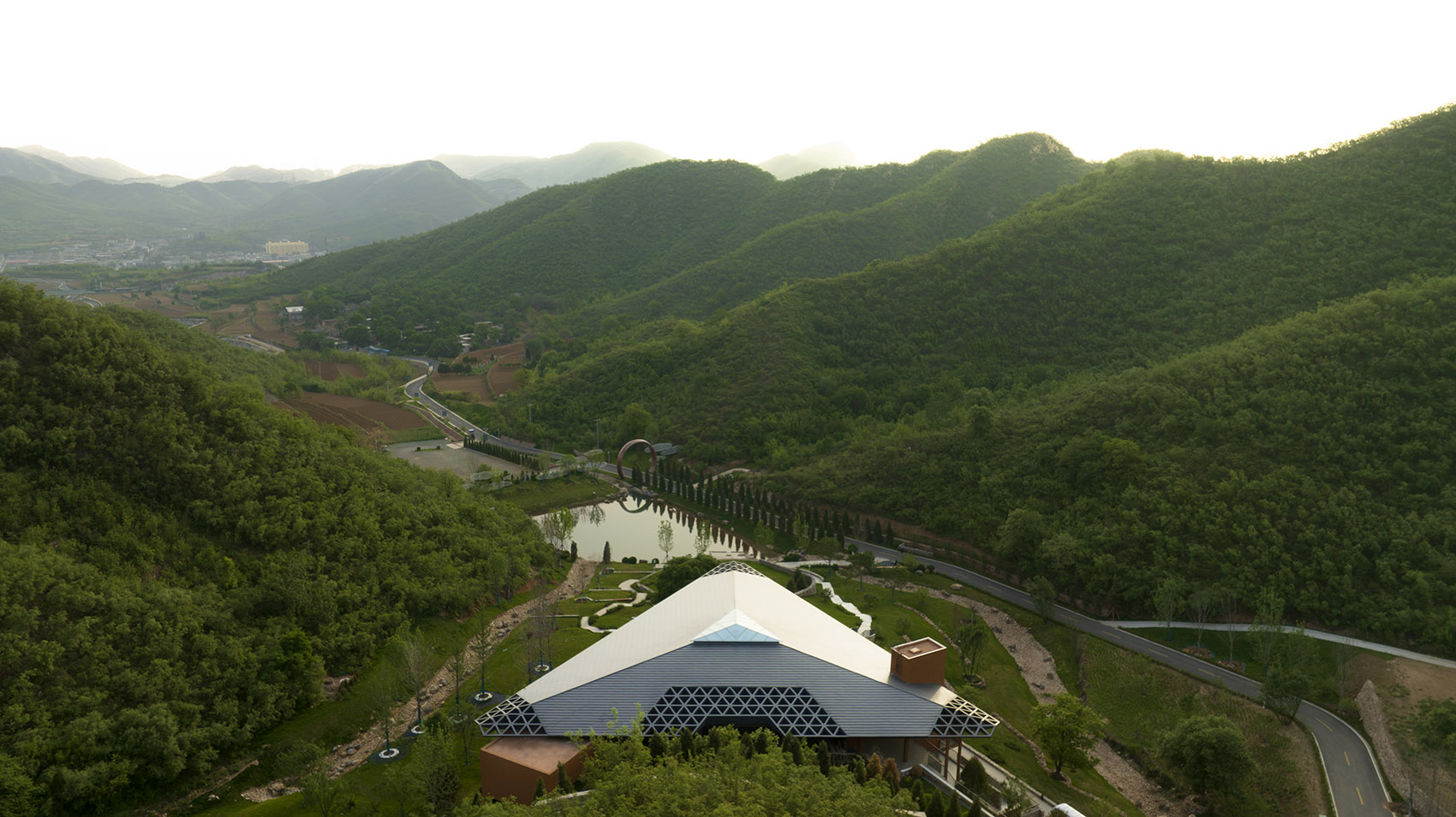 Shijiazhuang Ander Memorial Park Cloud Mirror by Archermit
