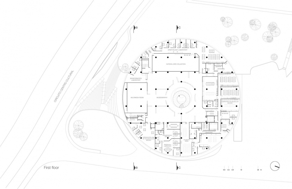 First floor National Biodiversity Pavilion