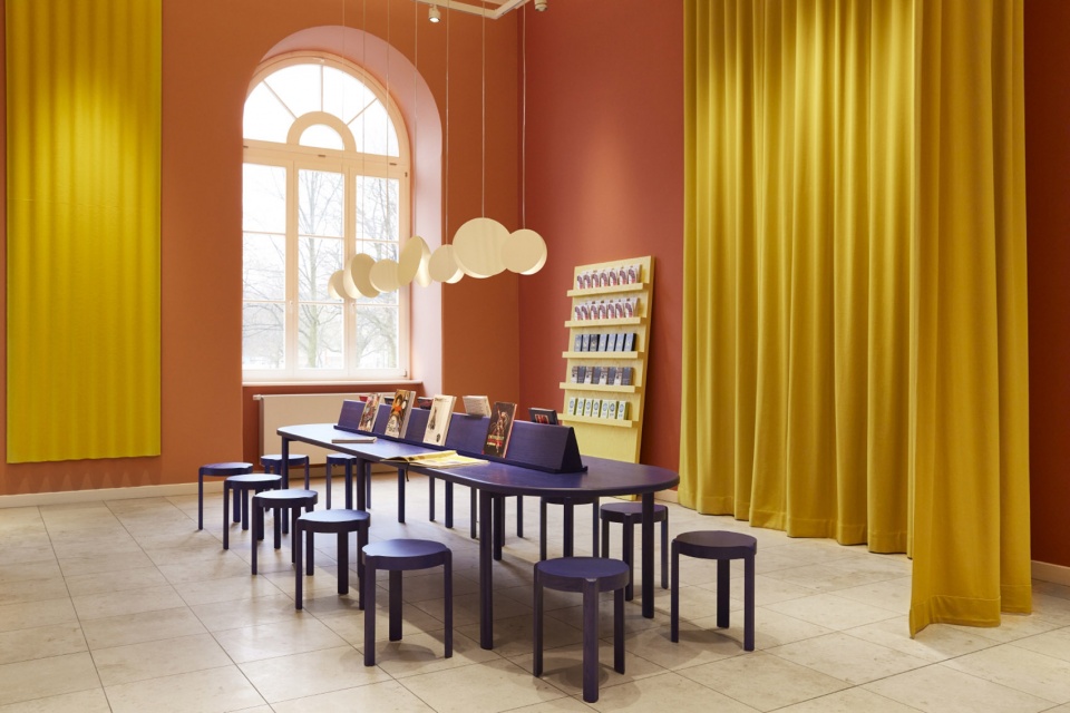 Visitor center at the museum MKG in Hamburg by Studio Besau Marguerre