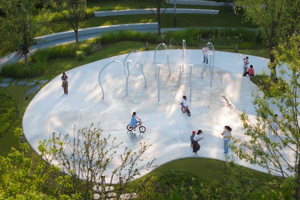 sino singapore nanjing eco high tech island pocket park plan