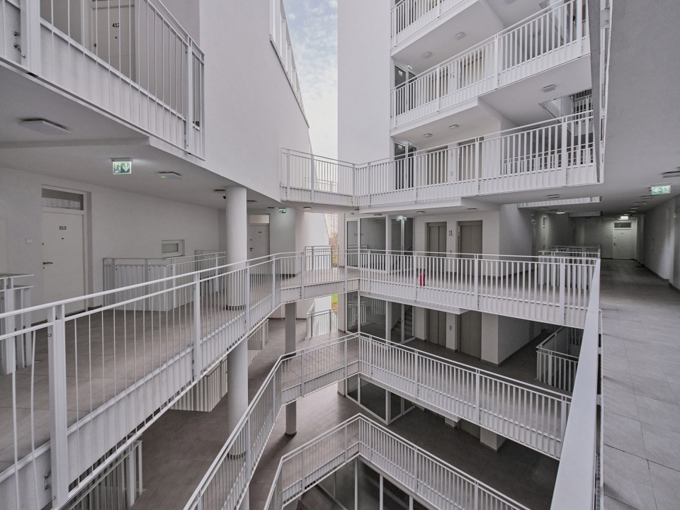 Trendo11 Terraced Residential Building in Budapest by LAB5 architects