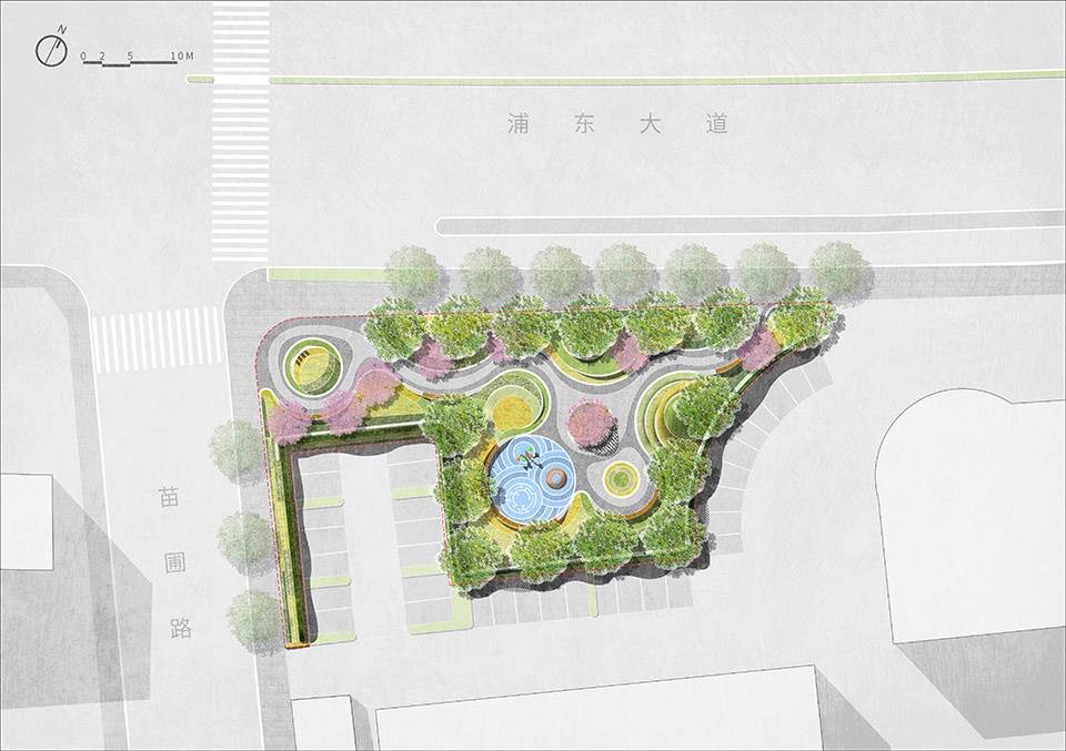 Shanghai Jingxin Pocket Park China by U Design Lab