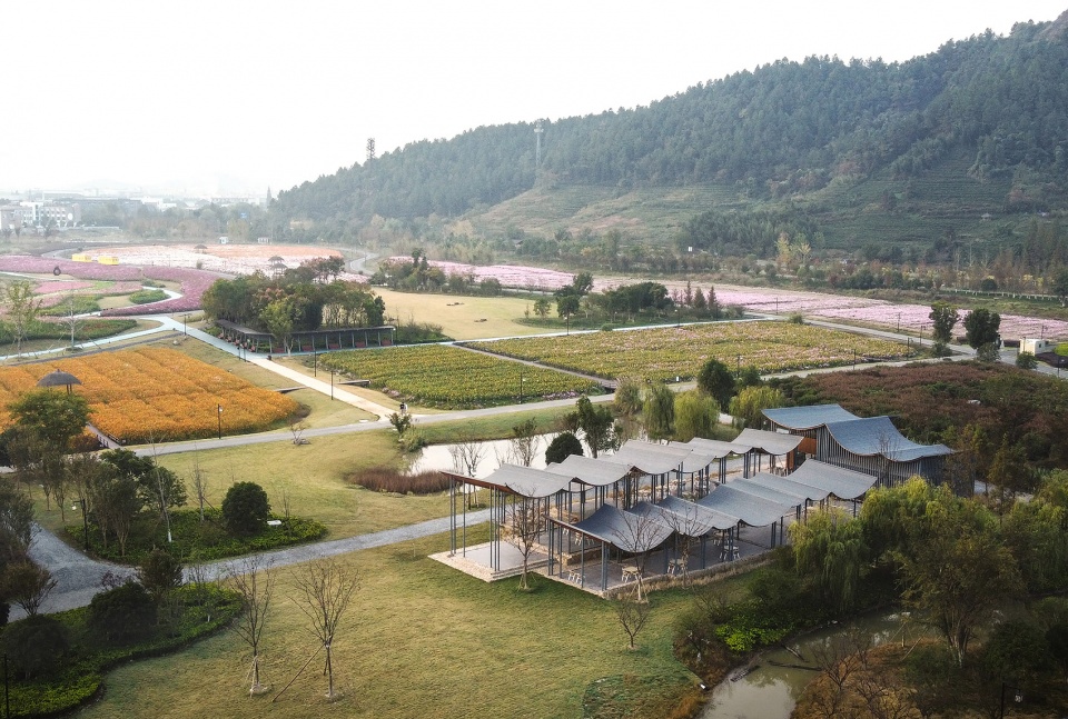 jingshan flower sea tent pavilion by zhejiang af university landscape architecture institute beeeed atelier