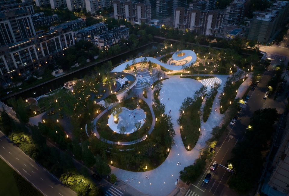 sino singapore nanjing eco high tech island pocket park plan