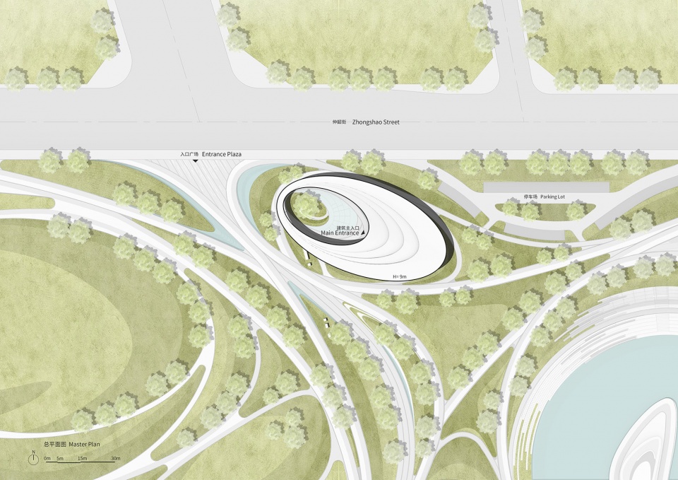 Haikou Xixiu Park Visitor Center China by MUDA Architects