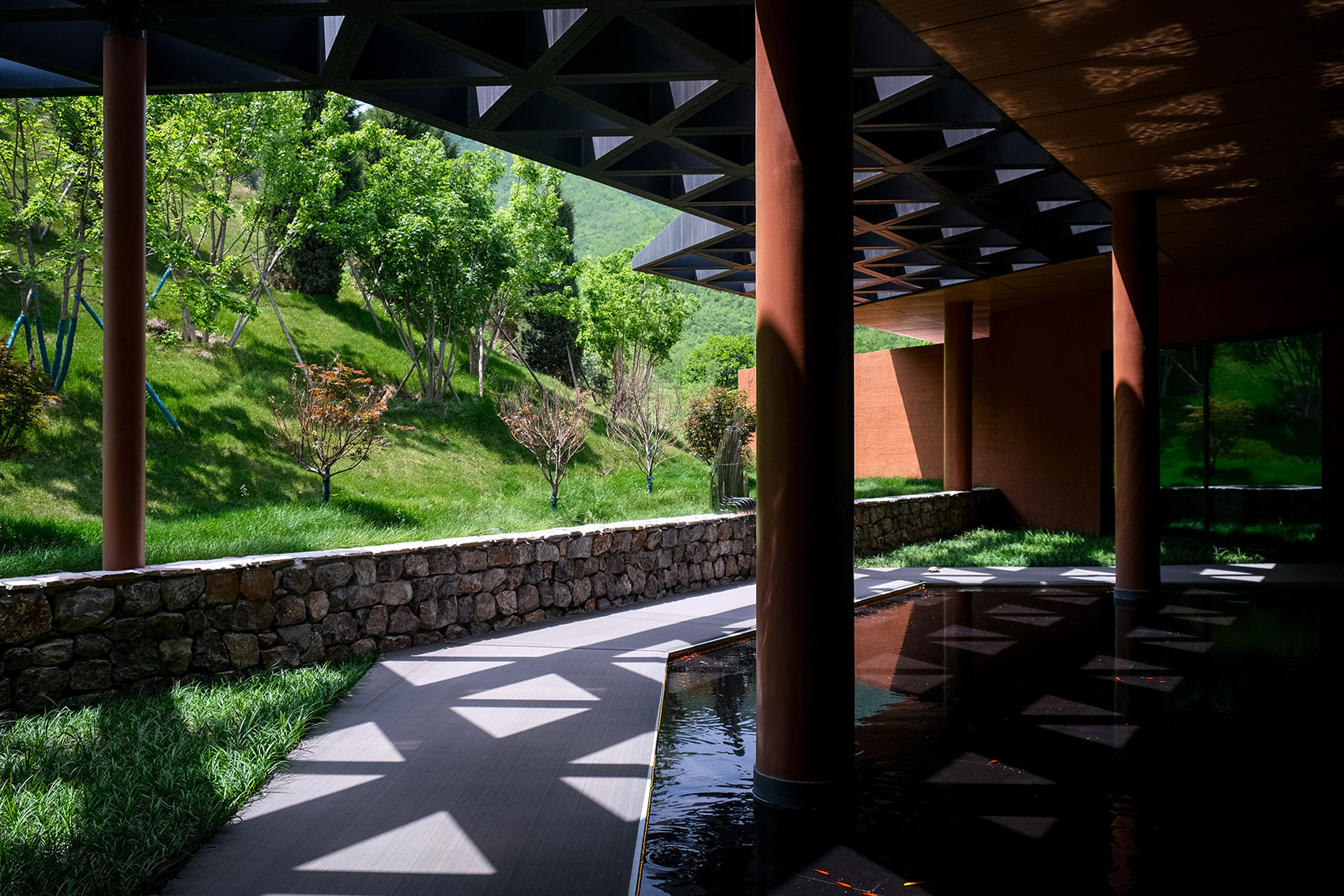 Shijiazhuang Ander Memorial Park Cloud Mirror by Archermit