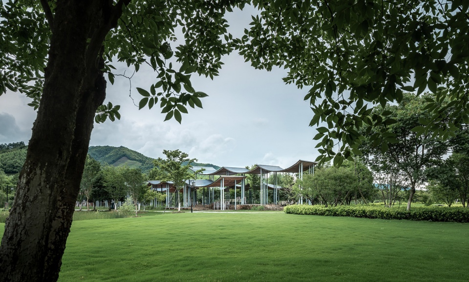 jingshan flower sea tent pavilion by zhejiang af university landscape architecture institute beeeed atelier