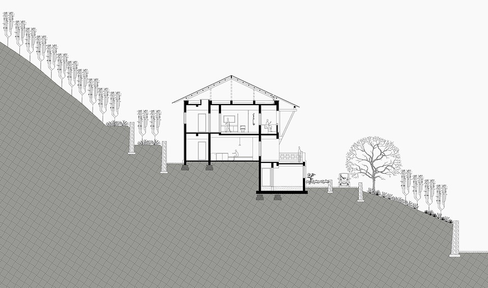 Lost villa in Simianshan Chongqing by kong architects