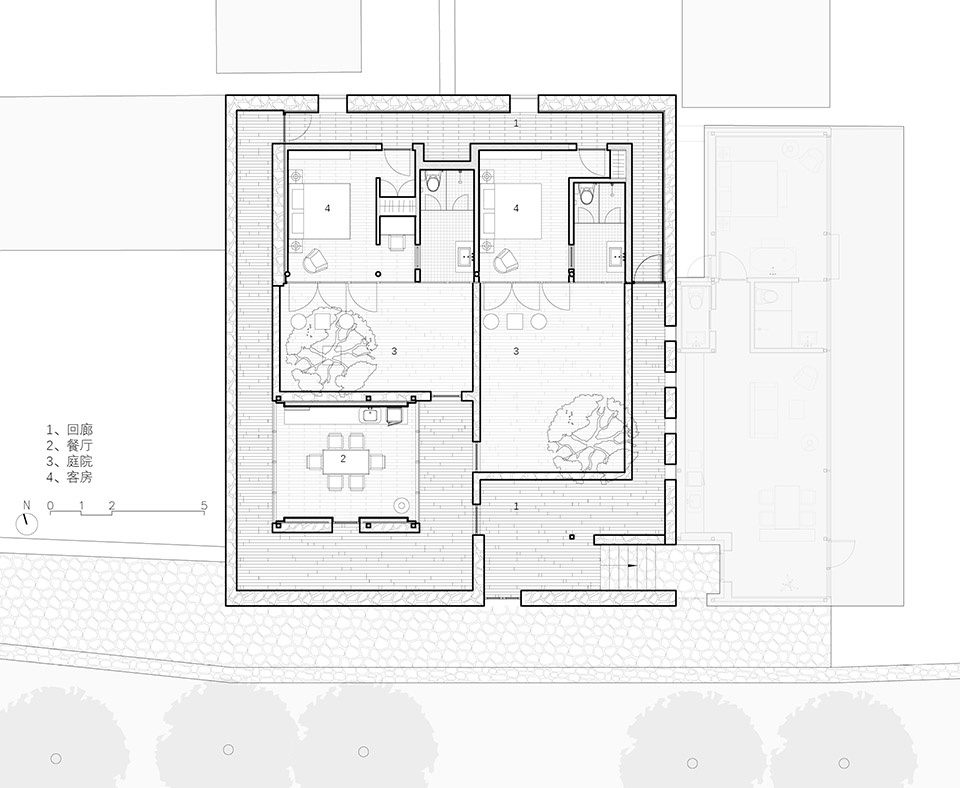 Guipunanshan INN No 6 7 house China by Beyondtime Architects
