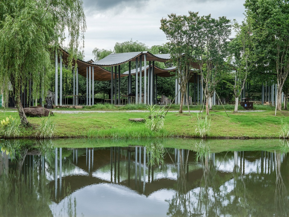 jingshan flower sea tent pavilion by zhejiang af university landscape architecture institute beeeed atelier