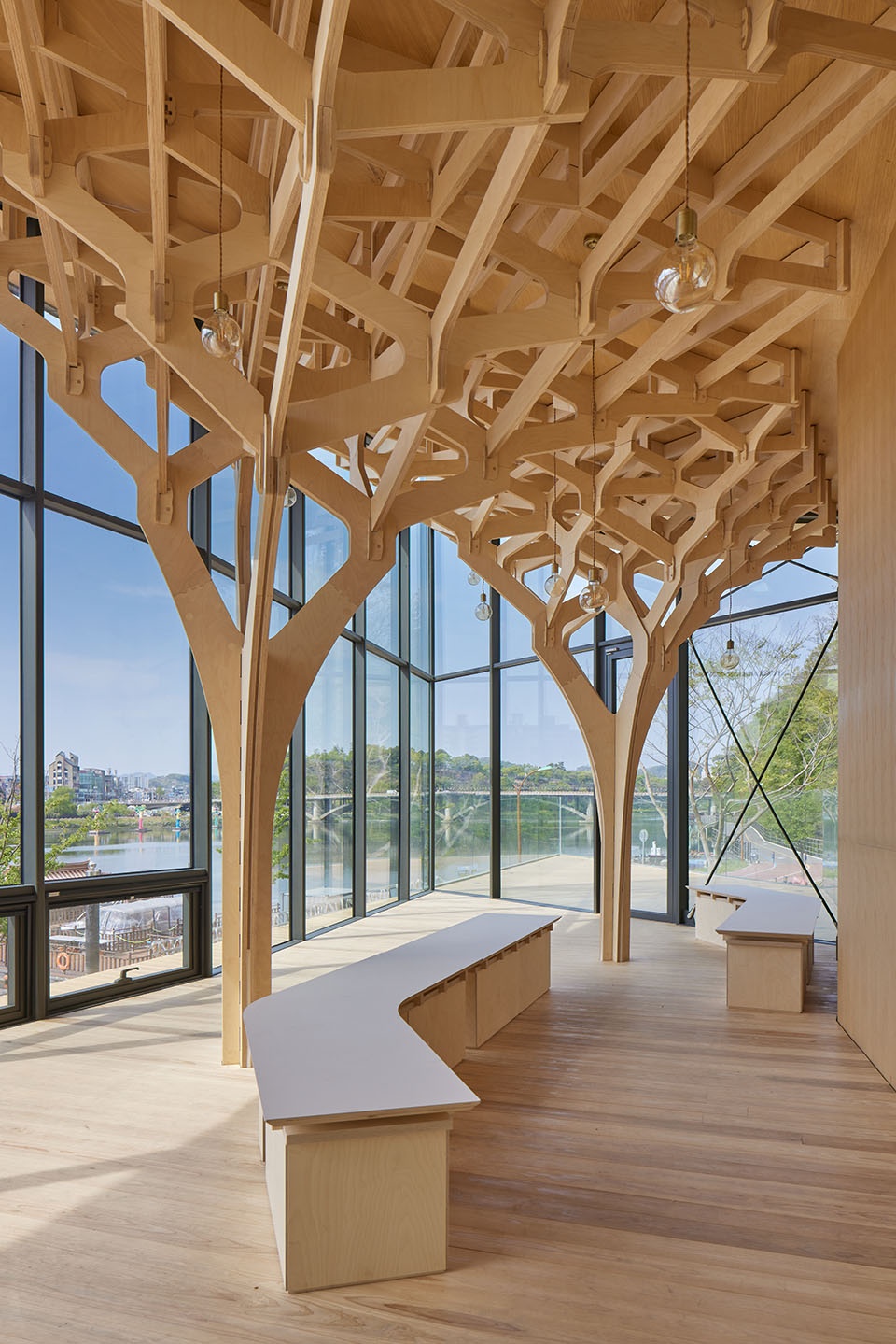 pavilion of floating lights by jk ar