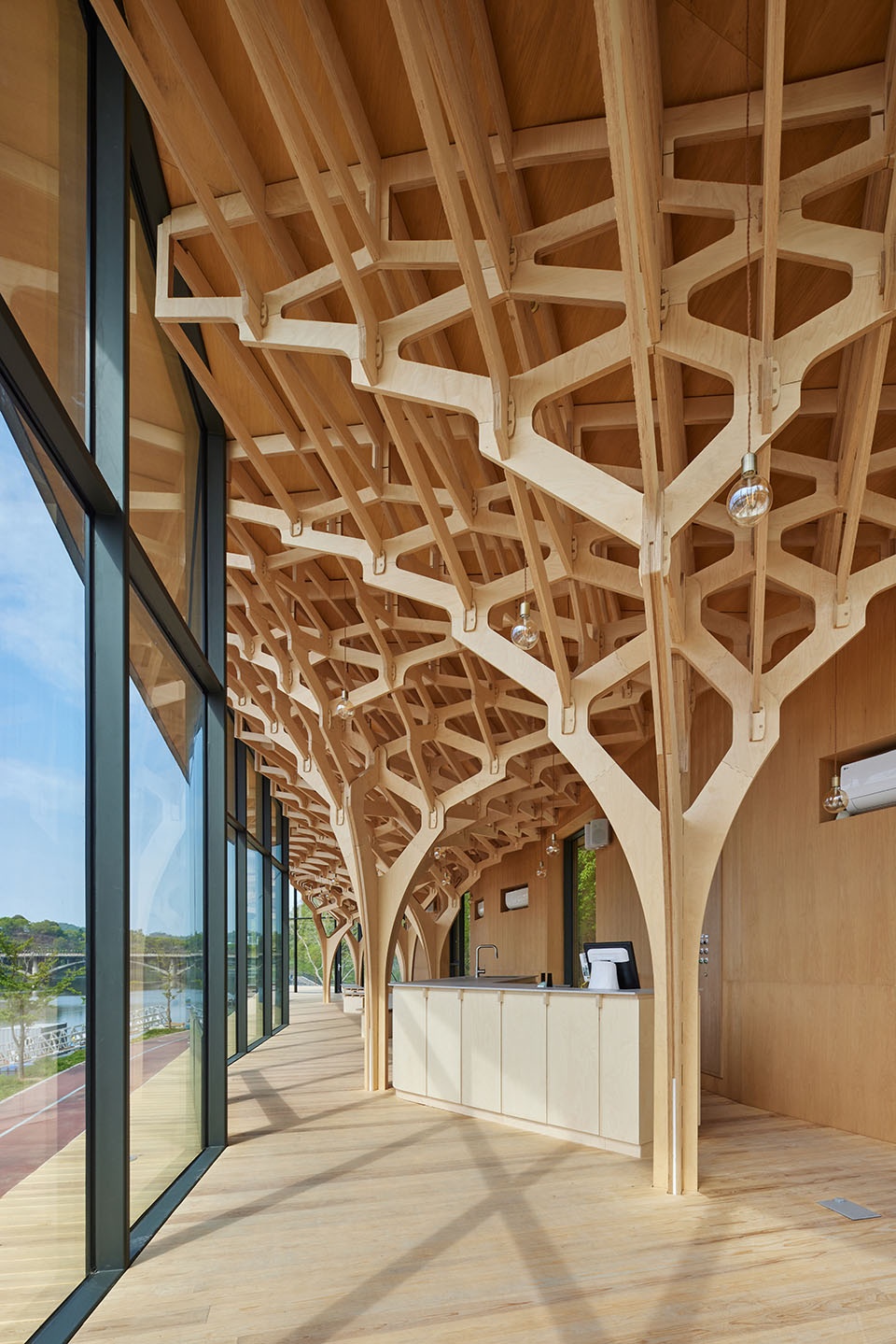 pavilion of floating lights by jk ar
