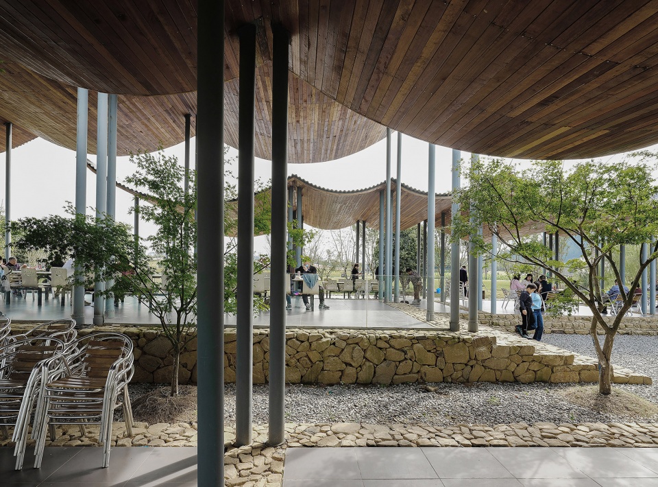 jingshan flower sea tent pavilion by zhejiang af university landscape architecture institute beeeed atelier