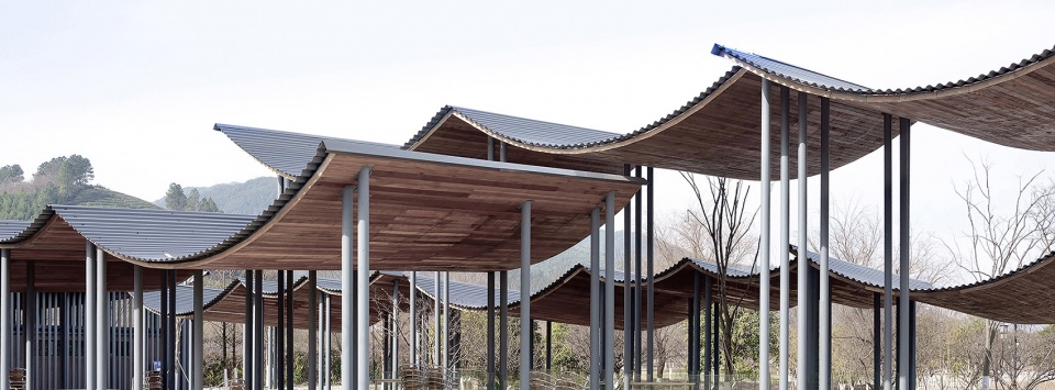jingshan flower sea tent pavilion by zhejiang af university landscape architecture institute beeeed atelier