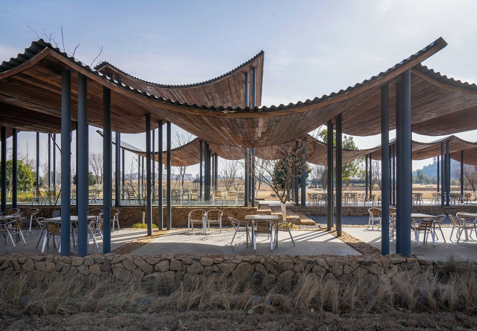 jingshan flower sea tent pavilion by zhejiang af university landscape architecture institute beeeed atelier