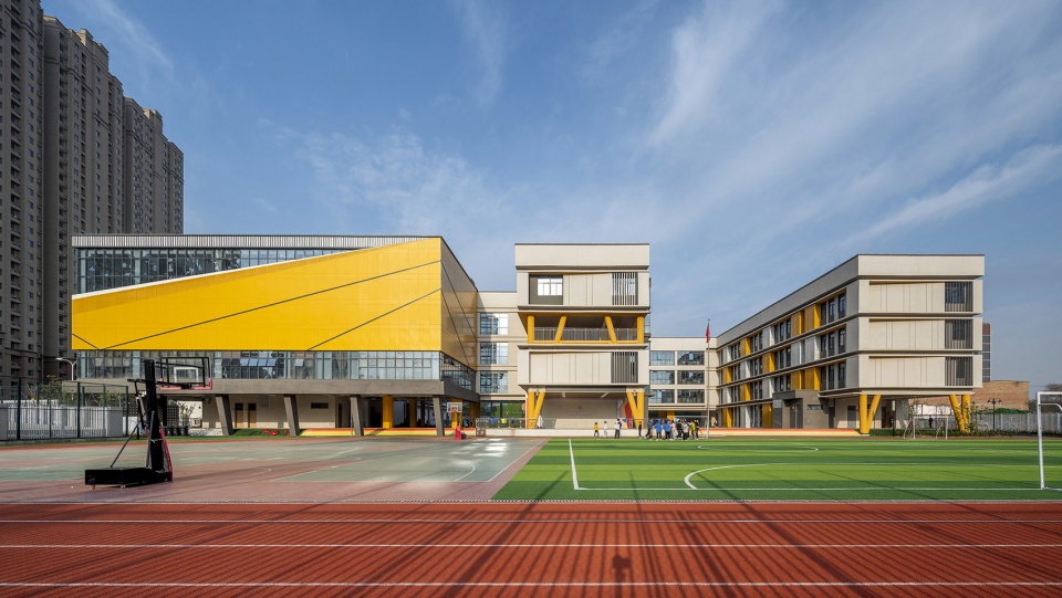 xian chanba n 23 primary school by sixth architecture design institute ccteg