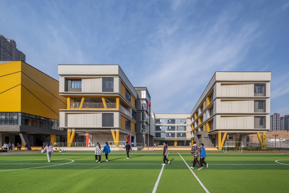 xian chanba n 23 primary school by sixth architecture design institute ccteg
