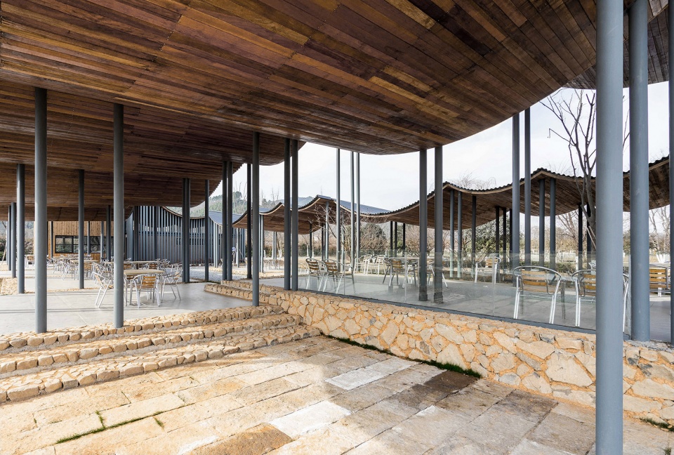 jingshan flower sea tent pavilion by zhejiang af university landscape architecture institute beeeed atelier