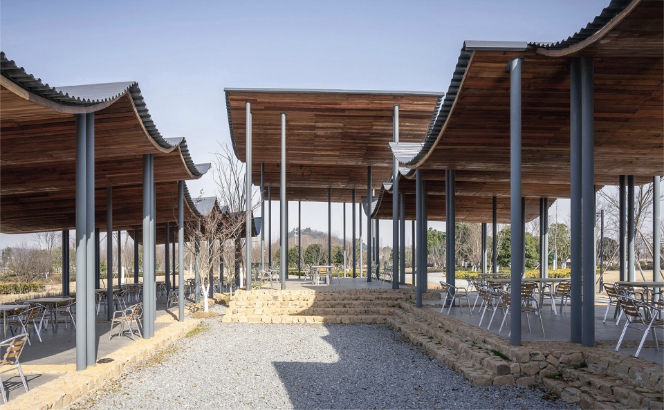 jingshan flower sea tent pavilion by zhejiang af university landscape architecture institute beeeed atelier