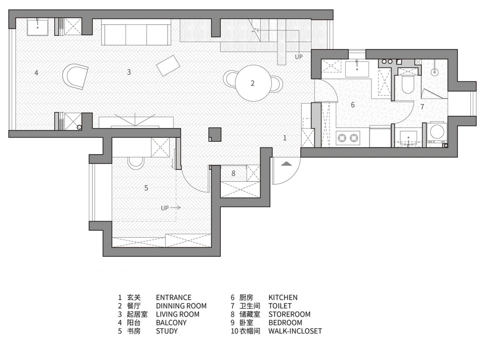 PLAN 01 Vertical Circulation by Qisi