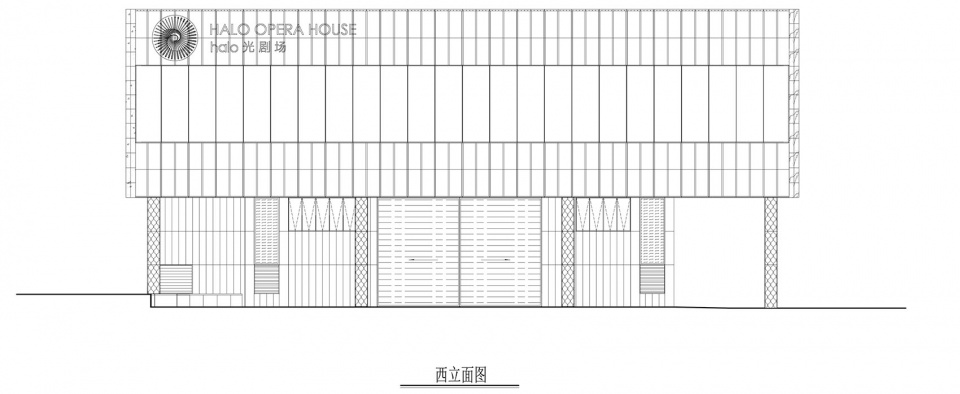 剧院西立面 vanke liangzhu center by aai·lifeway studio nikken sekkei ltd