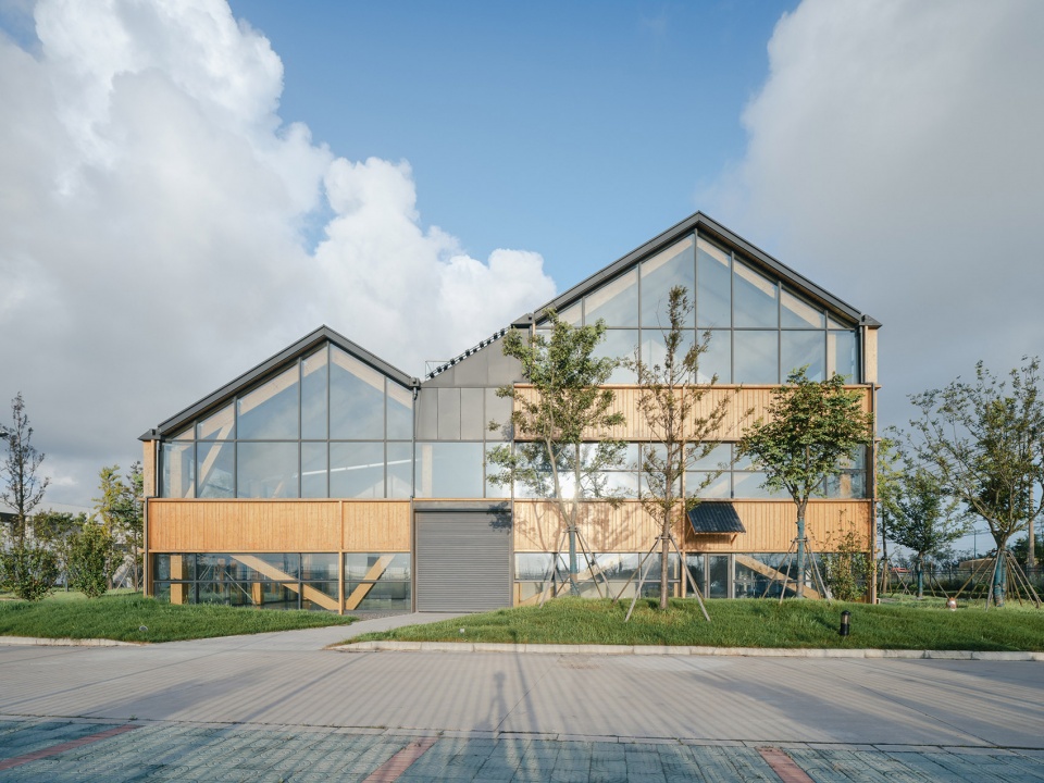 dafeng timber structure research and design center by cats