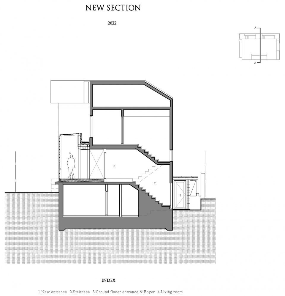 mews glass house by studio heech