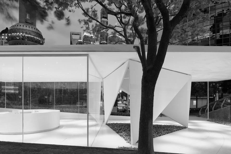 waiting lounge of oriental pearl cruise dock by atelier z
