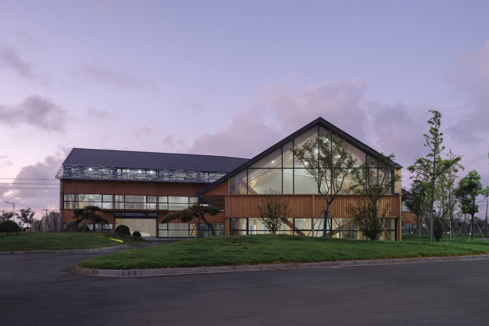 dafeng timber structure research and design center by cats