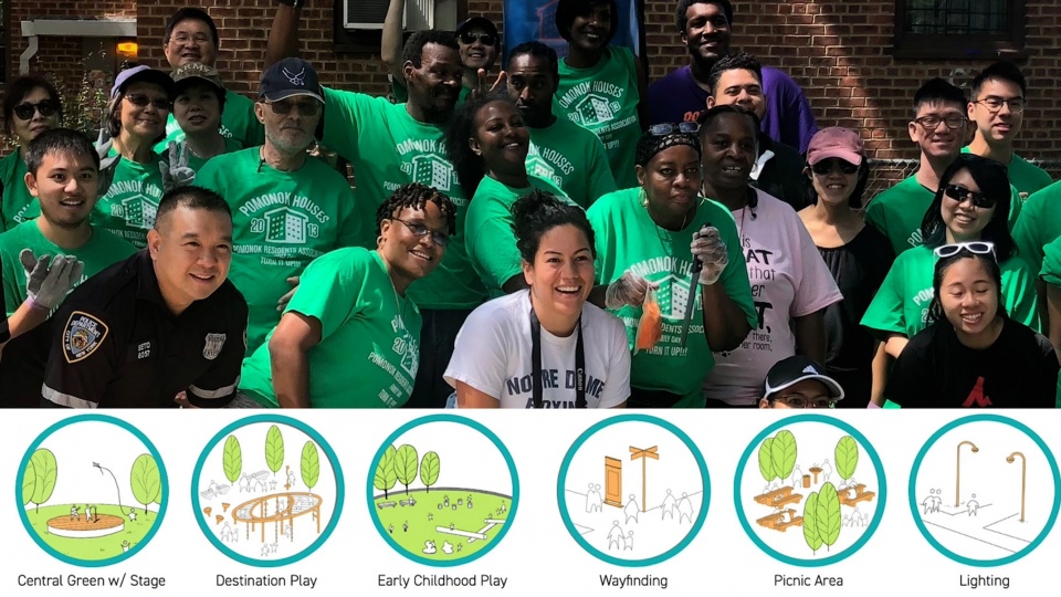 2022 asla communications award of honor open space master plan nycha grain collective landscape architecture urban design pllc